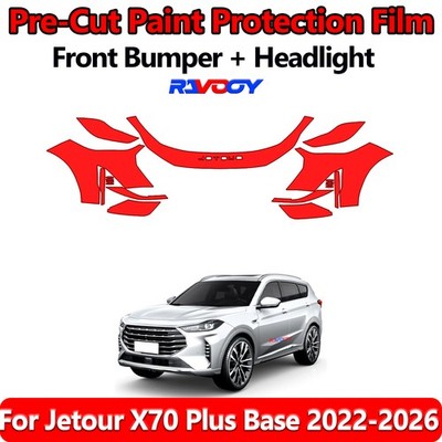 8.5Mil PreCut Front Bumper PPF Kit Film For Jetour X70 Plus Base 2022-2026