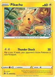 Pikachu SWSH153 Holiday Calendar Promo Snowflake Stamp
