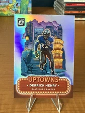 2024 Optic Uptown Derrick Henry SSP Insert – Baltimore Ravens Case Hit