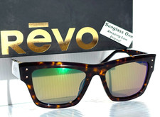 NEW Revo INDIGO Shiny Tortoise POLARIZED Evergreen Lens Sunglass 1241 02 GN