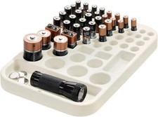 iDesign Recycled Plastic Divided Organizer, Battery Insert