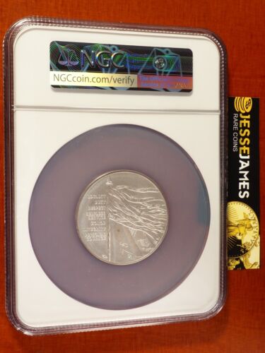 2023 SILVER ARMY MEDAL NGC MS70 EARLY RELEASES LABEL 2.5 OZ - Picture 2 of 2