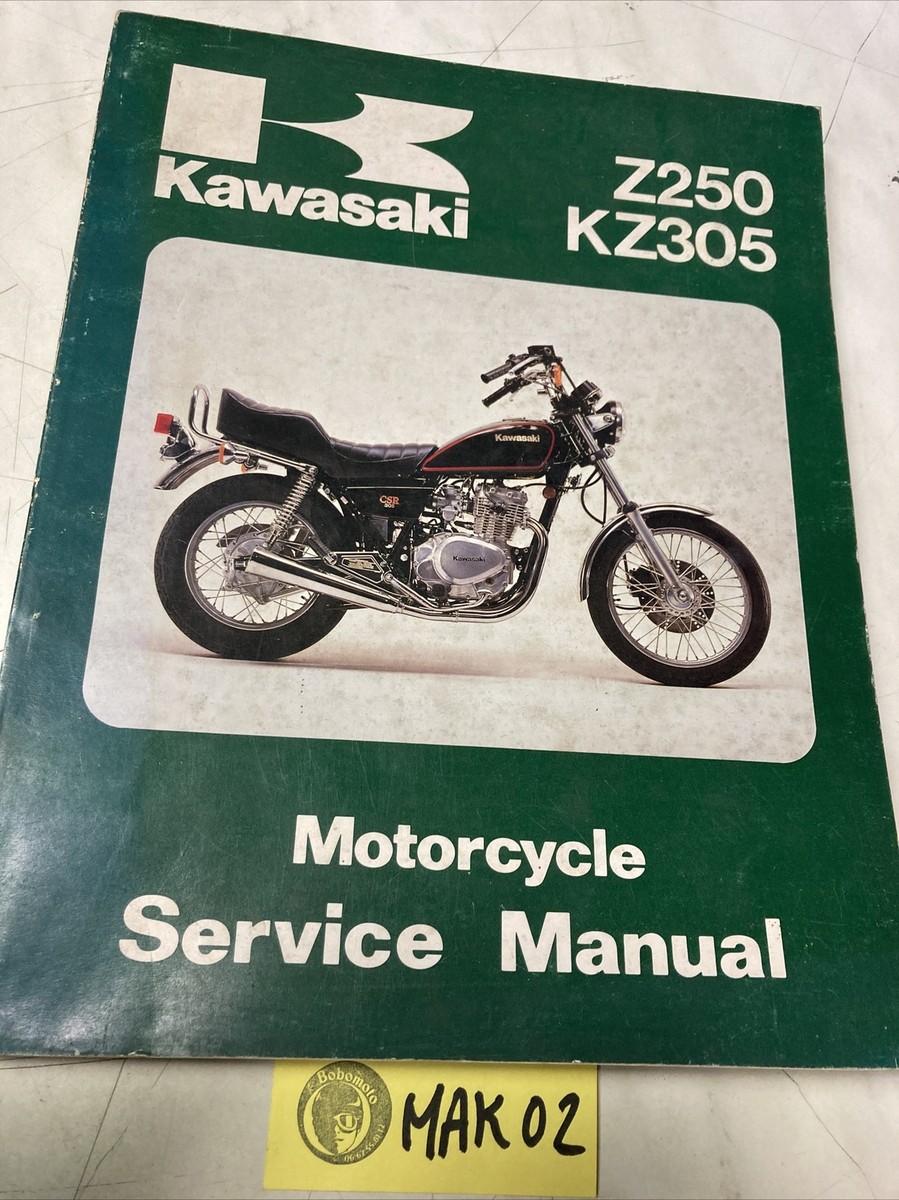KAWASAKI Z250 サービスマニュアル Kawasaki Z250 A1 A2 A3 B2 KZ305 A1 C1 Motorcycle Workshop