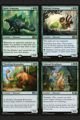 Thrasta, Tempest's Roar DINOSAUR Commader Deck - MTG Ready-to-Play Green  EDH