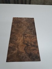 Burr Walnut Veneer - 1 NATURAL WOOD Sheet - 360mm x 190mm