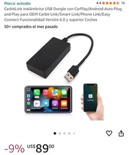 Plug&Play Carbitlink Adapter to Wireless CarPlay Android AUTO dongle Box Jetour