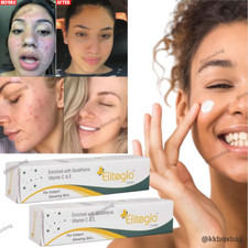 Eliteglo Cream For Glowing Brightening Acne Blemish Free Clear Skin 15gm-2Pack