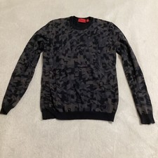 Hugo Boss Men  s Medium Red Label Sweater Fun Pattern
