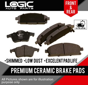 Ceramic w//Hardware Front Brake Pad For Chrysler Cruiser 01-10 Dodge Neon 03-05