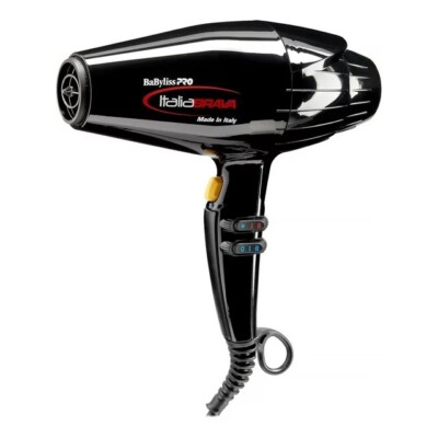 BaByliss PRO Italia Brava 2000W Professional Hair Dryer - BABFB1BK