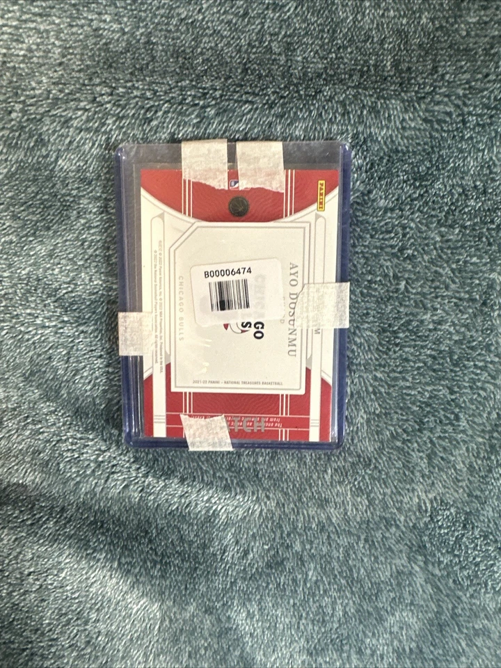 2021-22  AYO DOSUNMU 71/99 JERSEY PANINI NATIONAL TREASURES ROOKIE RC - Image 3 of 3