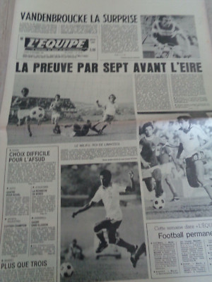 L'EQUIPE JOURNAL 11/04/2012; Quevilly-Rennes 1/2 finale de la coupe de