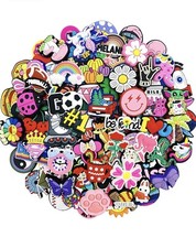 120 Pc Different Shoe Charms for Clogs or Wristbands PVC Charms also fits Crocs