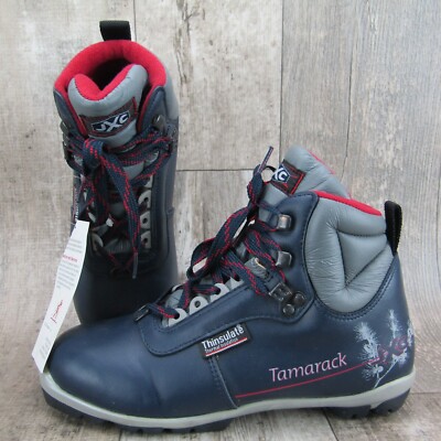 Tamarack Mens nnn Ski Boots JXC US 6 EU 39 Mid Top GB72-8 Blue Cross Country