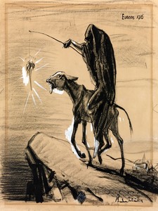 Details About 4627death Holds A Carrot For A Donkeyvictoryposterdecor Home Office Art - 