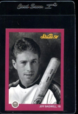 1991 LEAF STUDIO #172 JEFF BAGWELL ROOKIE RC HOUSTON ASTROS