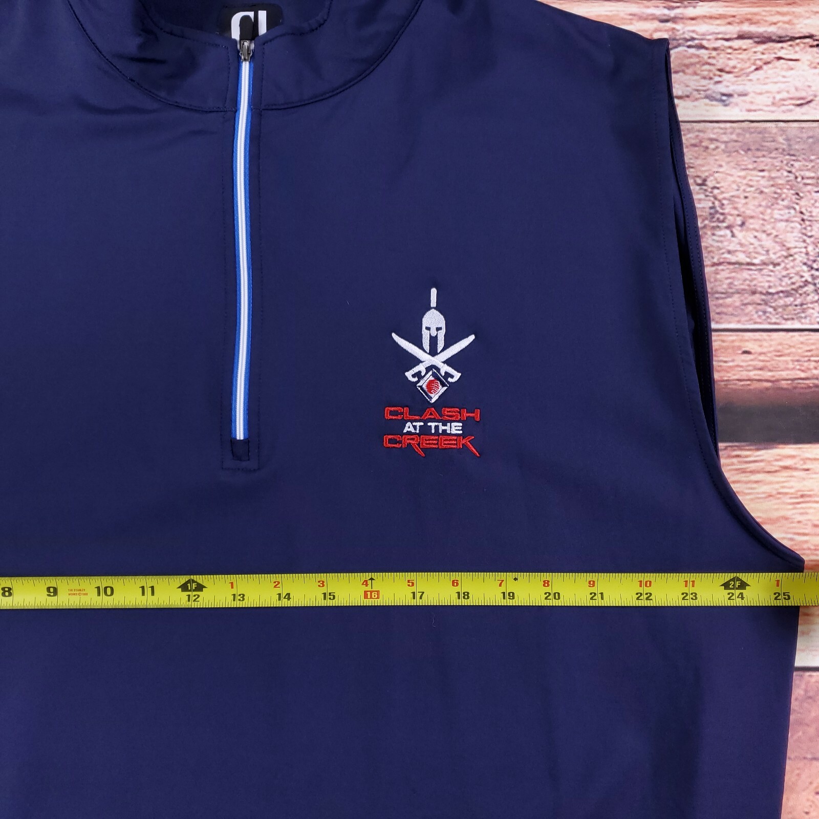 Footjoy Men's Golf Vest Pullover 1/2 Zip Clash At The… Gem