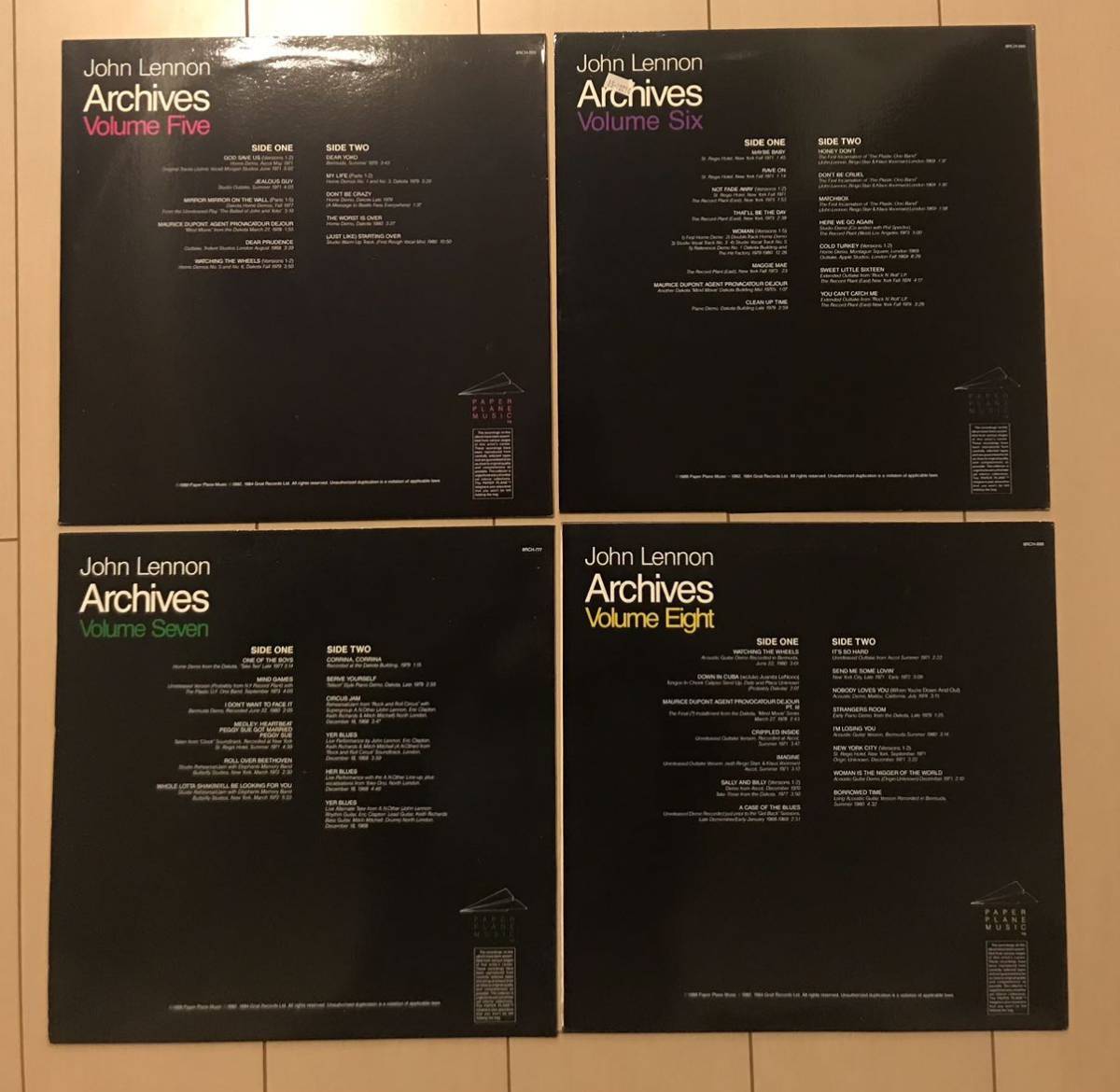 ■8枚組コンプリートセット■JOHON LENNON■ジョンレノン■Archiv □8枚組コンプリートセット□JOHON LENNON□ジョンレノン□Archiv