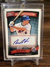 2010 Topps Peak Performance Autographs #NE Nick Evans New York Mets