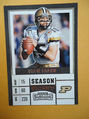 Drew Brees - 2017 Panini Contenders Football card #31 - N. O. Saints - QB
