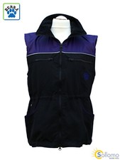 BERRA Hundesportweste Hundeführerweste Trainingsweste Dummyweste LILA / SCHWARZ