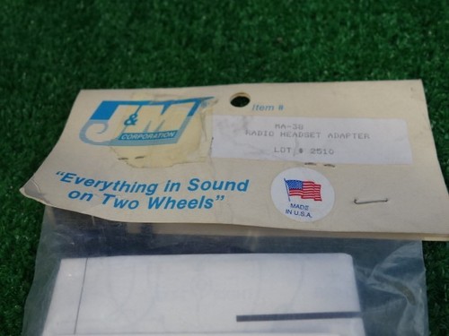 J&M ma-30 Motorcycle Radio Headset adapter New - Picture 3 of 3
