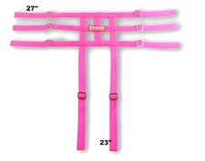 RACERDIRECT JUNIOR DRAGSTER LEG CONTAINMENT NET , WRAP TO CHASSIS  , HOT PINK