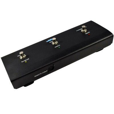 3-Button Guitar Amp Footswitch for Peavey 3120 Head, JSX, Triple