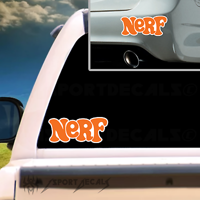 Modern Nerf Logo Decal