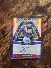 Cade Povich 2022 Elite Extra Edition RED, WHITE, & BLUE Hidden Gems Auto /25 SSP