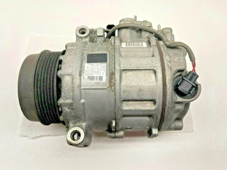 A/C Compressor and Clutch DENSO 2008 2009 2010 2011 Mercedes S550 4.6L 5.5L - Image 2 of 4
