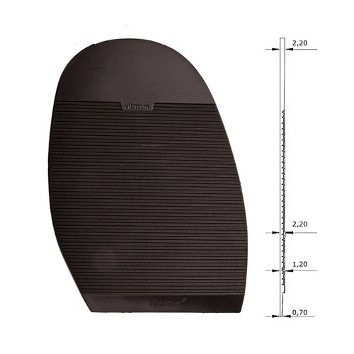 Vibram Simona Stick on Soles 2.2mm Ladies SOLD IN PAIRS - Picture 3 of 8