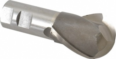 Value Collection 2'' Diam, 2-1/2'' LOC, 2 Flute High Speed Steel Ball End Mill
