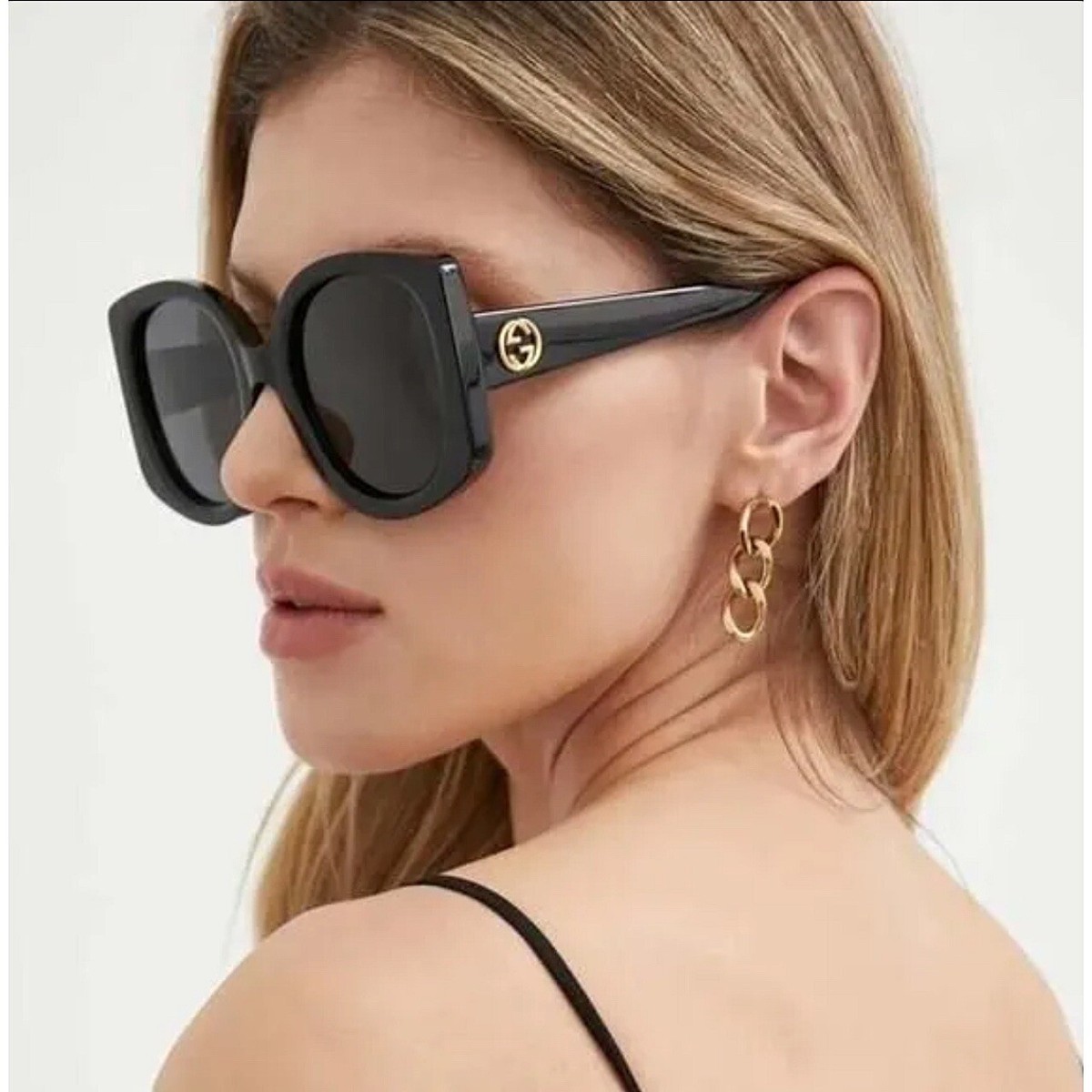 【ケース付き‼️】GUCCI サングラス　GG0257SA 最終値下げ GUCCI ブラック サングラス ケース付き GG0257SA