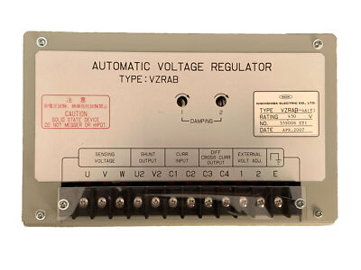 Nishishiba (NSDK) Automatic Voltage Regulator (AVR) Type: VZRAB-4A (P)