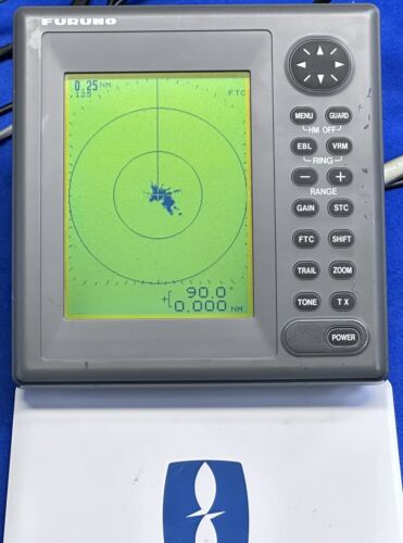 Furuno 1621 Mark-2 (MK2) RDP-116 Marine LCD Radar Display W/ Cover - Picture 1 of 9
