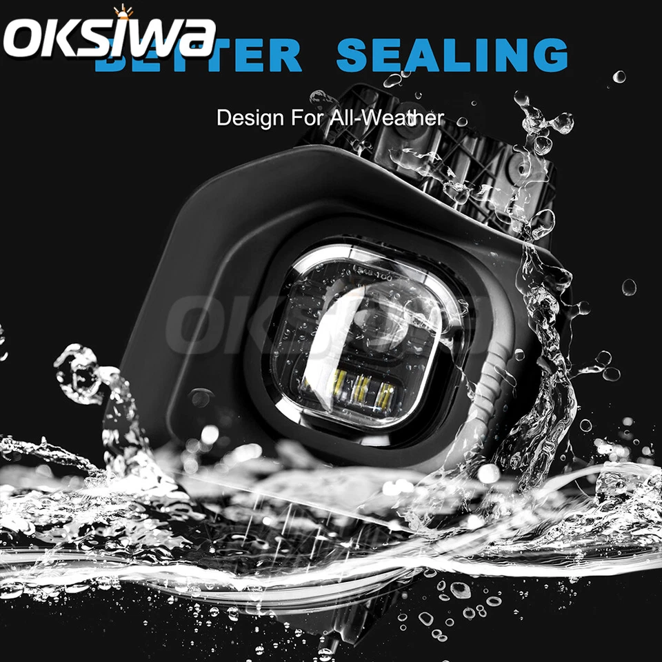 Luces antiniebla LED para Ford 2011-2016 F-250 F-350 F-450 F-550 Super Duty lámpara de parachoques Foto 4 de 4