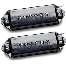 Seymour Duncan Antigüedad Perro Oreja Cuello y Puente Set P-90 Negro P90 NUEVO Envío Gratis