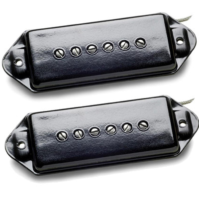 Seymour Duncan Antiquity Dog Ear Neck & Bridge set P-90 black P90 NEW free ship