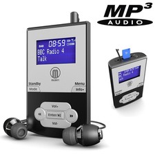 Portable Pocket Personal DAB Digital FM Radio Rechargeable Battery & MP3 Player