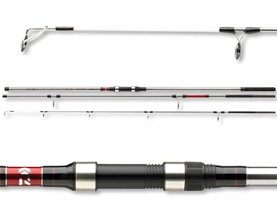 Daiwa Seahunter Surf – Canne Surfcasting 3.90m Puissance 100-250g, Canne à Pêche Mer Carbone Haut Module Nightglow