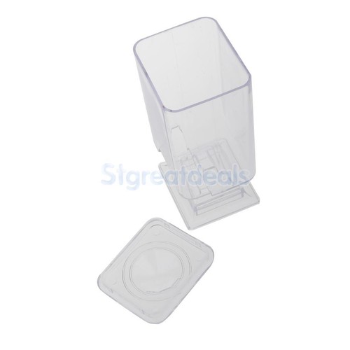 Clear Make Up Cotton Pads Stand Case Cosmetic Storage Box Holder Organiser - Picture 2 of 9