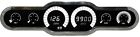 Universal 6 Gauge Analog Dash Panel White Led Bar-Graph Gauges Chrome Bezel Usa!