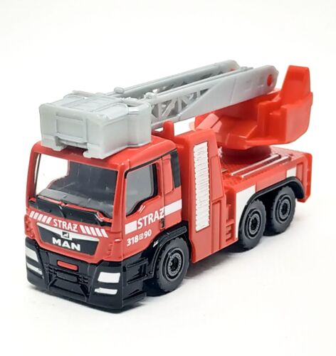 Majorette Man TGS STRAZ Poland Fire Truck 1/87 3" - 1 Side Screened ER001 - Picture 3 of 6