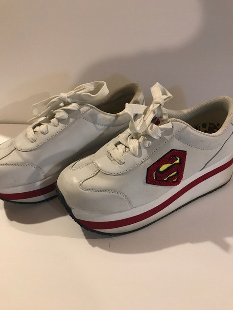 red white and blue platform sneakers