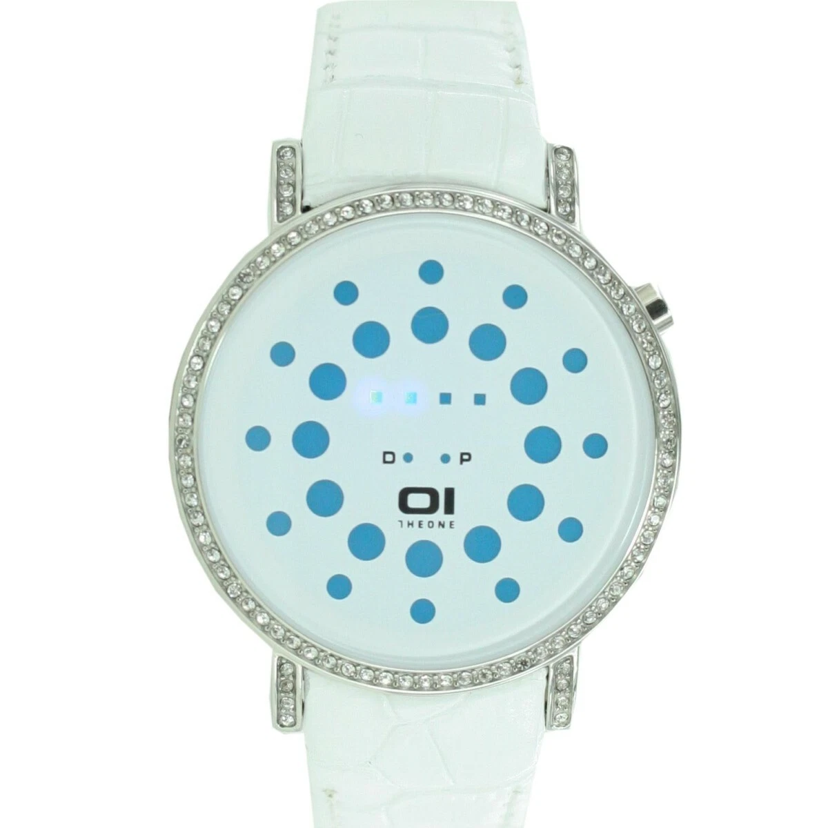 The One Binary Watch Unisex Odins Range Blue ORS504B1 Leather