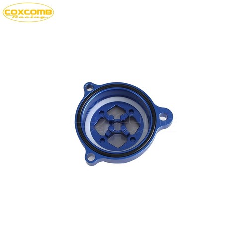 Aluminum Engine Oil Filter Clear Cover For Yamaha Raptor 700 Raptor 700R 2006-22 - Foto 7 di 14
