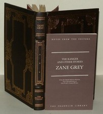 Zane Grey - The Ranger -  Franklin Library 1979  Leather - Ltd Ed