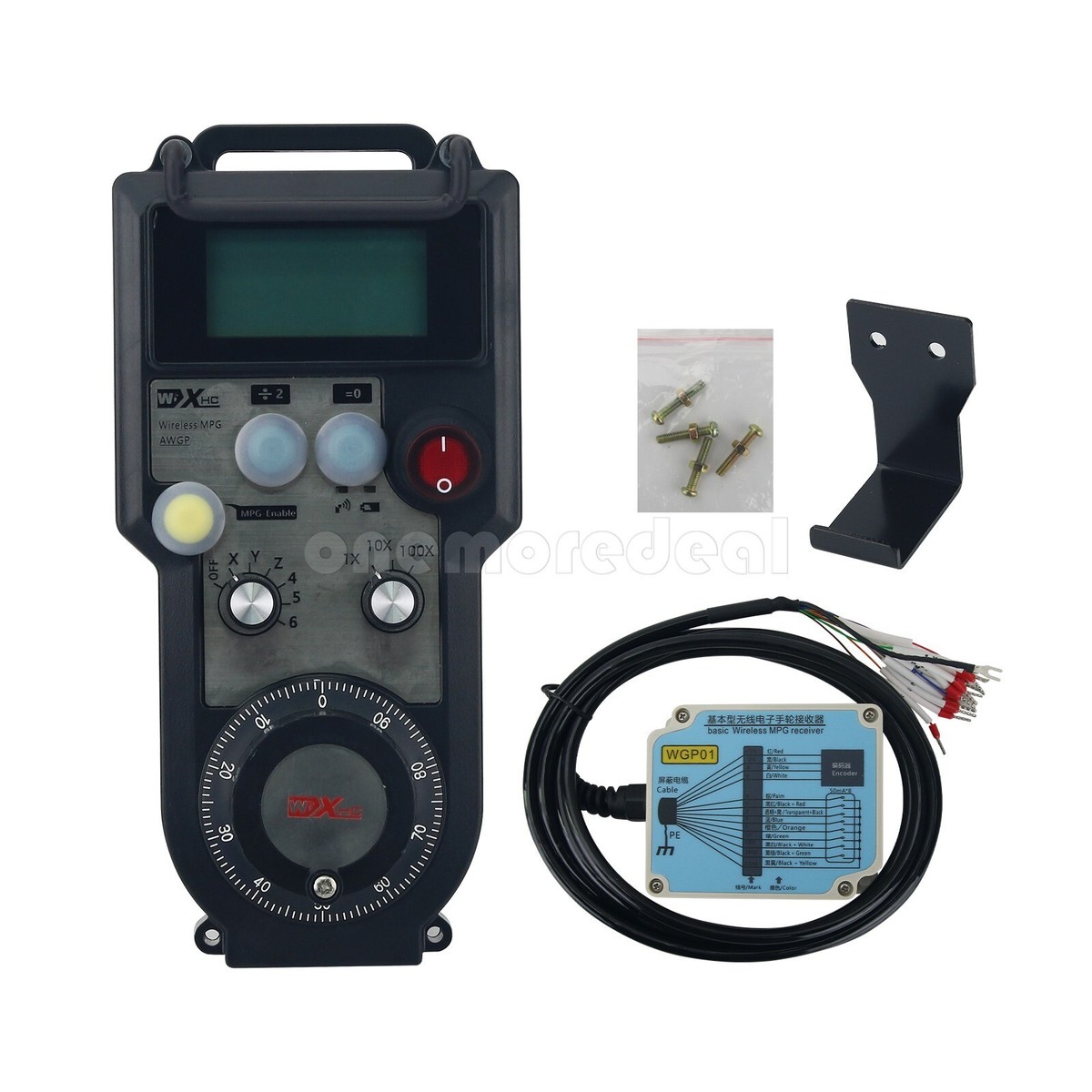 AWPG 5-Axis CNC Wireless MPG Handwheel 25PPR Manual Pulse