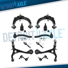 Front Upper Lower Control Arms Tie Rods Sway Bar for 2003-2007 Honda Accord 2.4L